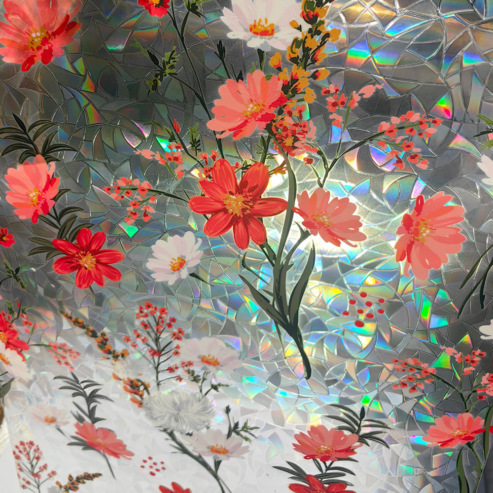 140g Weight Glass paster Home Textiles & Decor Type PVC Material Leaf Pattern Casual, Pastoral Style Casual Pastoral Leaf PVC Glass Paster Wall Art 82