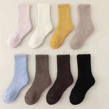 跨境热销美利奴秋冬羊绒袜橡筋加厚保暖户外运动防滑运动羊毛袜子