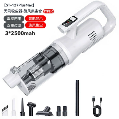 Tozsoranlar Portable Handheld Home Car - white-brushless-vacuum-cleaner111v-long-battery-life17000pa-high-suctionblowing-and-suction-integrated32500mah-cyclone-dust-collection-bin