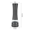 High double stainless steel black plated