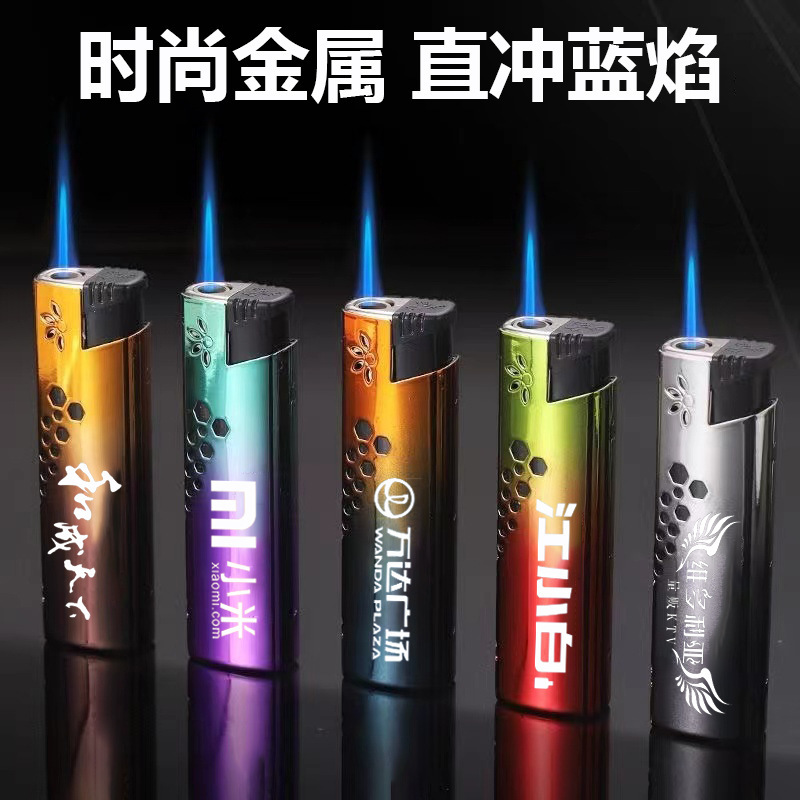金属防風ライター直接広告ロゴインフレータブルコーティングつや消しレーザー彫刻 UV 印刷メーカー卸売|undefined