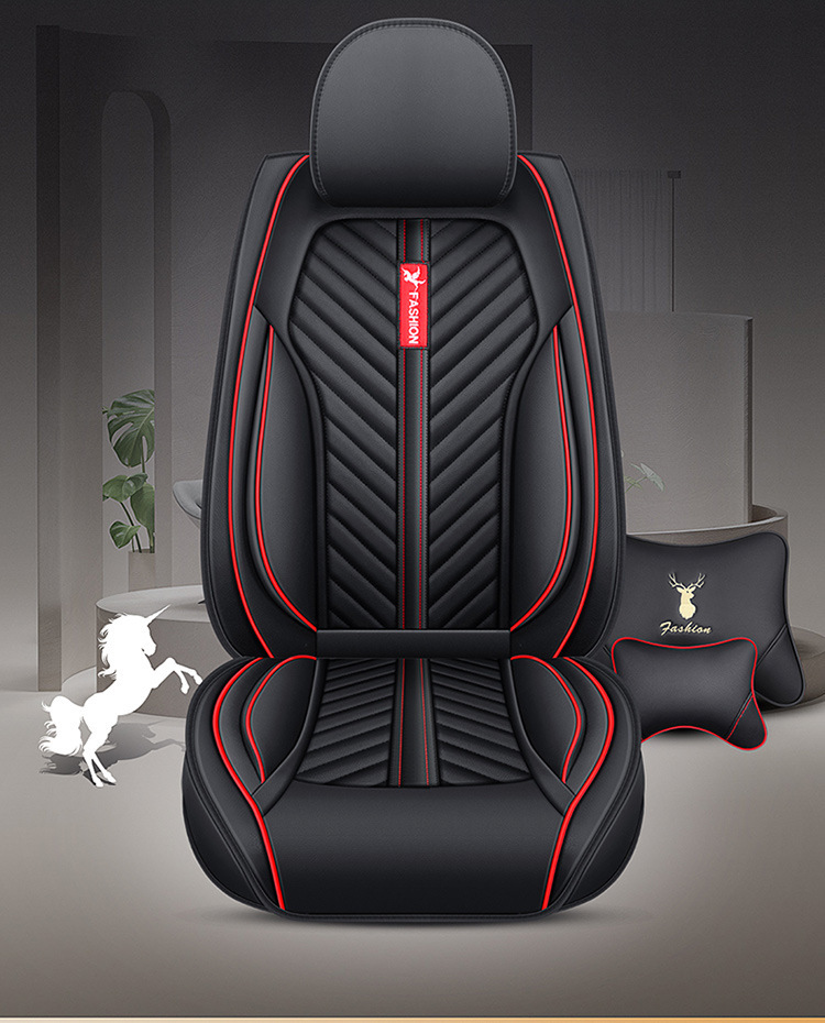 2020 New All-Inclusive Full Leather Cartoon Unicorn Four-Season Universal Car Seat Cushion Cross-Border Wholesale Car Seat Cover