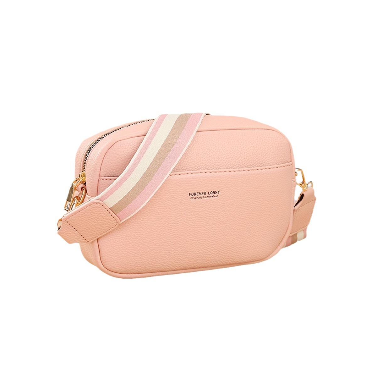 Women's Shoulder Bag Solid Color Pu Leather Crossbody Handbag_voghion.com