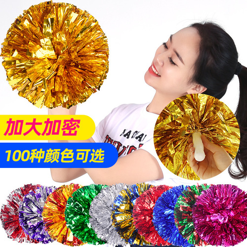 Flower Balls Cheerleader Flower Balls Cheerleading Hand Flowers Cheerleaders Hand Flowers Hand-held Flower Balls Straight-Handed Dance Flowers