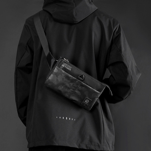 WEPOWER new men's waist bag casual chest bag crossbody bag water-repellent ultra-thin outdoor waist bag coin purse