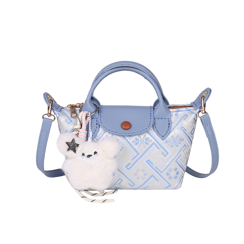 Chinese Style Handmade Shoulder Bag Diy Dumpling Kit For Women_voghion.com