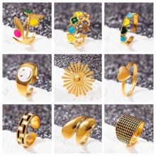 ���P䓽�ָ  18K��ɫ���Ĳ���ɫ�_�ڽ�ָ�¿��䓷�ˮ�r�Џ͹��L