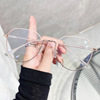 Metal glasses suitable for men and women, wholesale, 2022 collection, Korean style