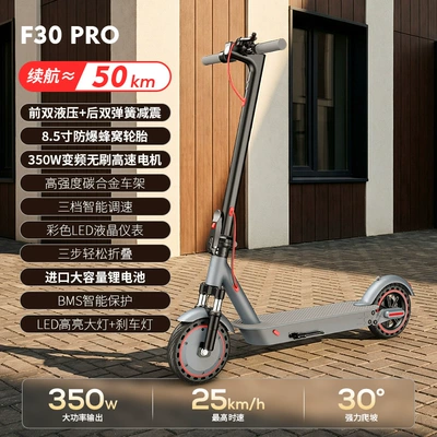 Folding Scooters, Lightweight and Portable, Qatlanan elektrik skuterlər - 12a-50km-battery-life-fashionable-seatless-model