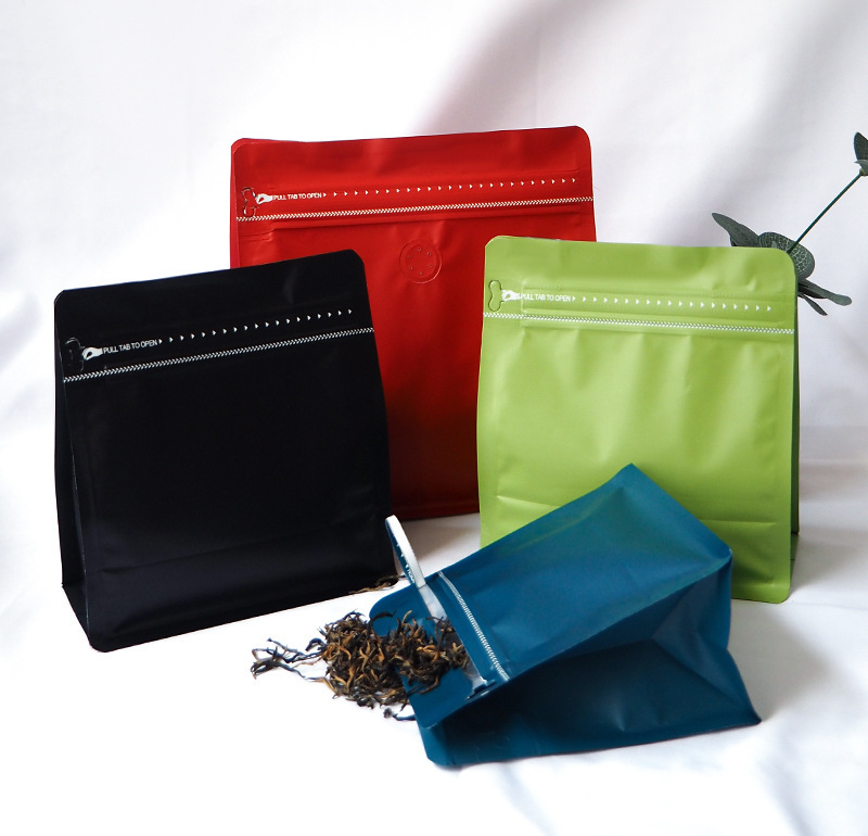 茶叶铝箔袋 防潮避光狗粮干果食品加厚密封拉链袋 自立铝箔自封袋