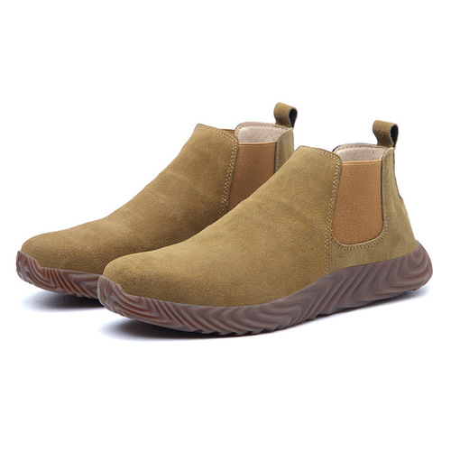 Breathable, anti-odor welding shoes, anti-smash and puncture-proof labor protection shoes for men, anti-slip, wear-resistant, construction site work shoes, protective shoes wholesale