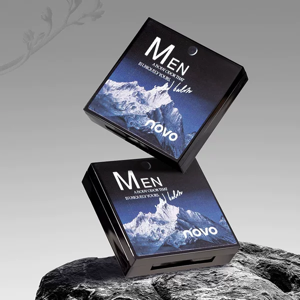 Novo6292 Refreshing Men's Solid Balm, Delicate and Smooth, Leaves a Lasting Fragrance, Exclusive Men's Scent Ins