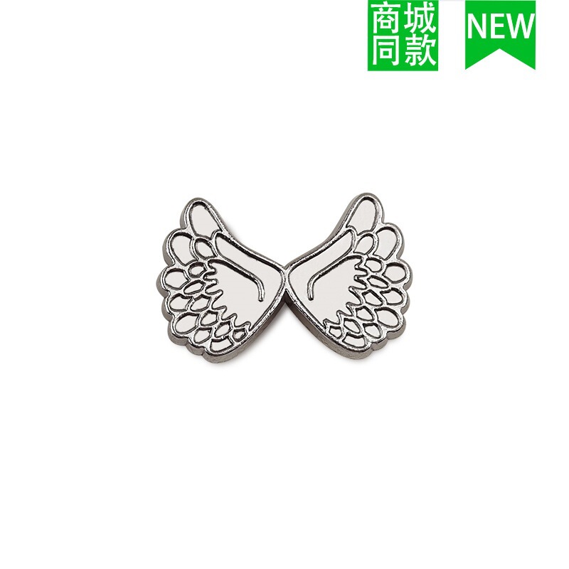 クロスボーダー卸売新しいクロックスアクセサリー靴バックル金属レターチェーン適応クロス靴花 DIY アクセサリー|undefined