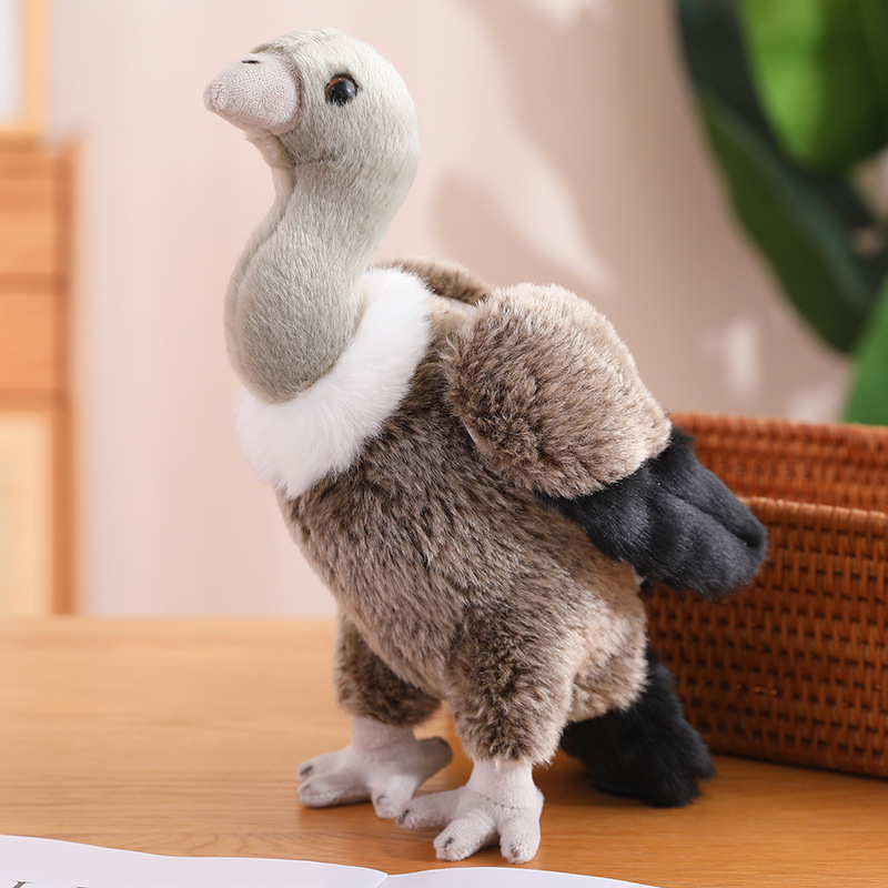 Muñeca de pájaro de simulación, juguete de peluche, muñeca de animal transfronteriza, regalo conmemorativo del zoológico, decoración escénica, muñeca de trapo
