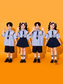 六一儿童演出服小学生运动会啦啦操表演幼儿园啦啦队学院风合唱服