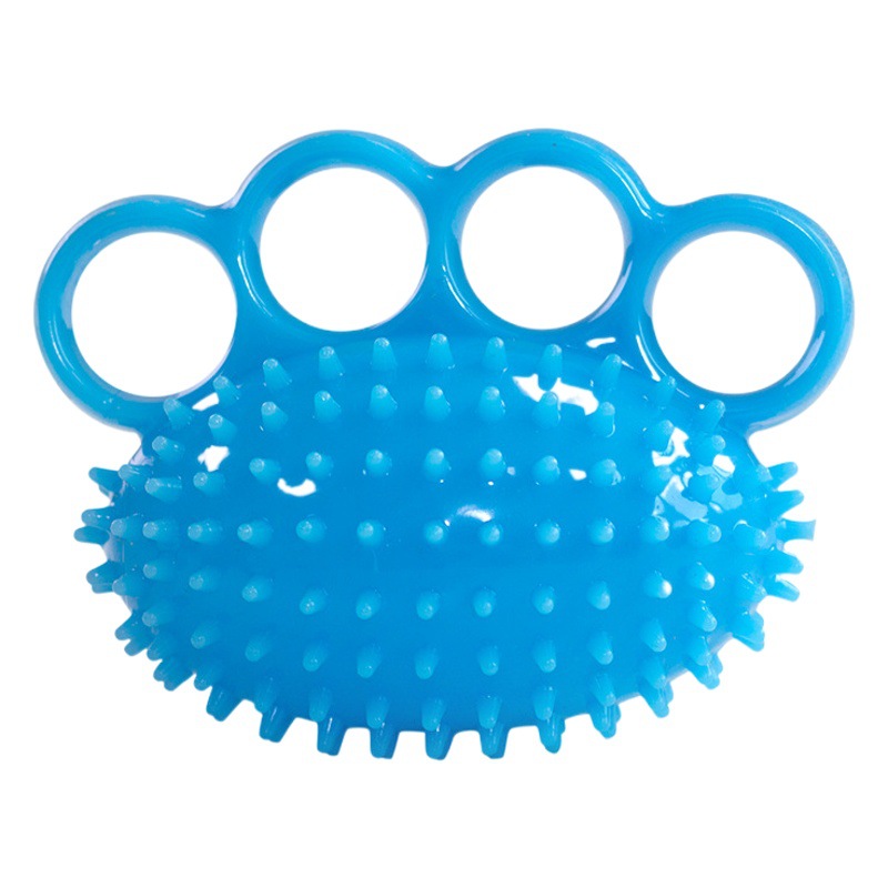 Suministro directo de silicona de cuatro dedos Bola de erizo Masaje de recuperación de la fuerza de la mano Bola de agarre anti-caída Bola de entrenamiento de rehabilitación