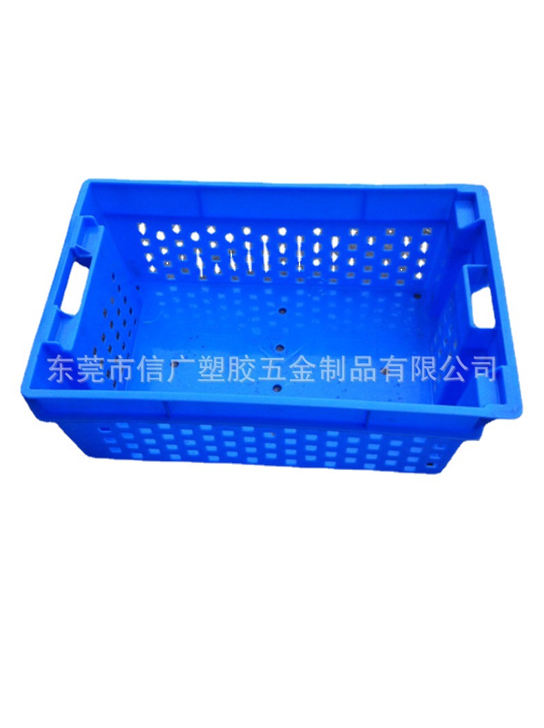 PE错位周转筐 蔬菜换向物流框 水果采摘倒置萝 生鲜配送堆垛胶箩