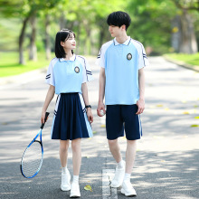 2025月号出货 情侣装短袖初高中生运动会学院风学生班服表演服装