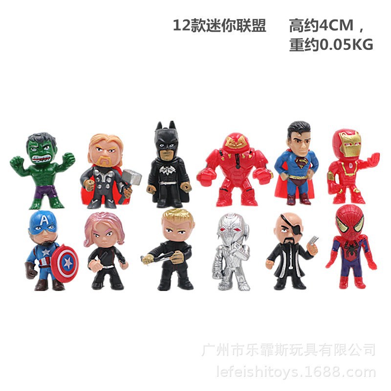 Small magic toy, doll, Spiderman, Superman