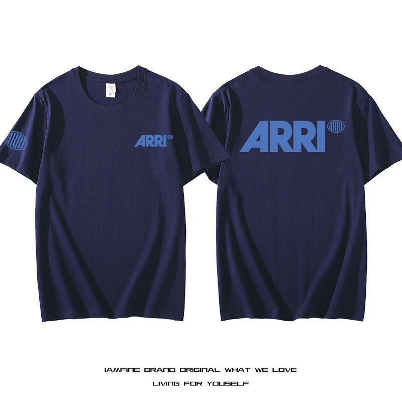 German ARRI ShorT-sleeved T-shirT DirecTor PhoTographer LighT ArTisT Crew Work CloThes Summer CoTTon Top