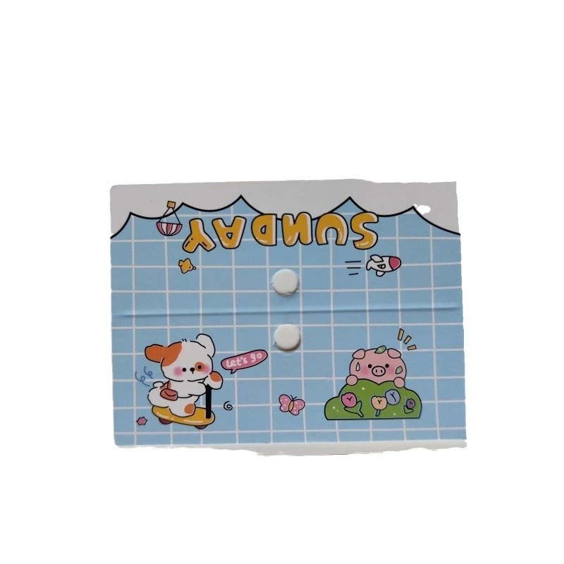 Cartoon pack, cards, hair accessory