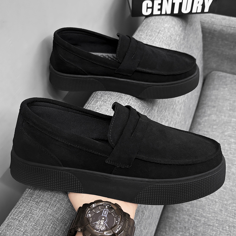 Men's Shoes 2024 Summer New Casual Sports Trendy Thick Bottom Niche Lazy Slip-on Men's Loafers