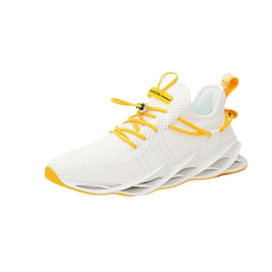 2025 new Korean men's shoes fashion trend men's casual shoes fly woven breathable blade shoes sneaker men's cross-border