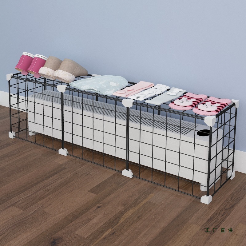 Special Anti-Scalding Cover for Heater and Clothes Drying Rack, Electric Heater Drying Net for 20 Baby Clothes and Socks Drying Rack