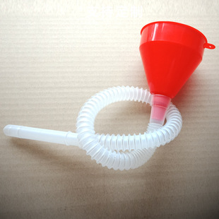 Small Plastic Funnel with Extended Spout for Home Kitchen Oil, Wine, and Gasoline, Detachable Design, Wholesale for Automotive Use