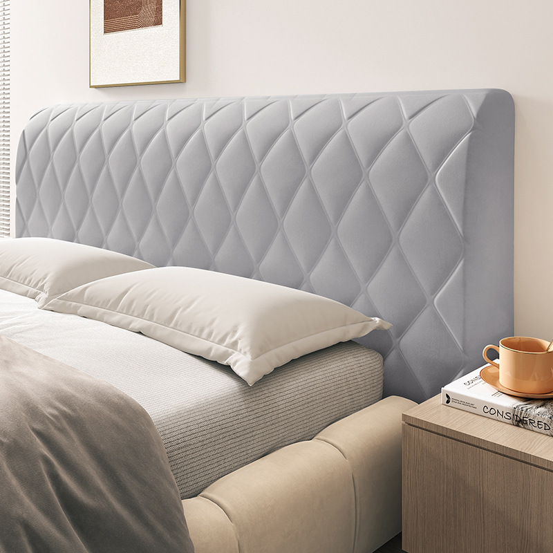 Funda acolchada gruesa de alta gama para cabecero de cama, funda protectora universal antipolvo de cobertura completa y suave para cama de madera, nuevo modelo 2024.