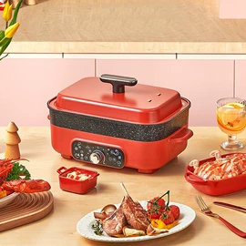 电火锅;电烧烤炉;电饼铛煎烤炉