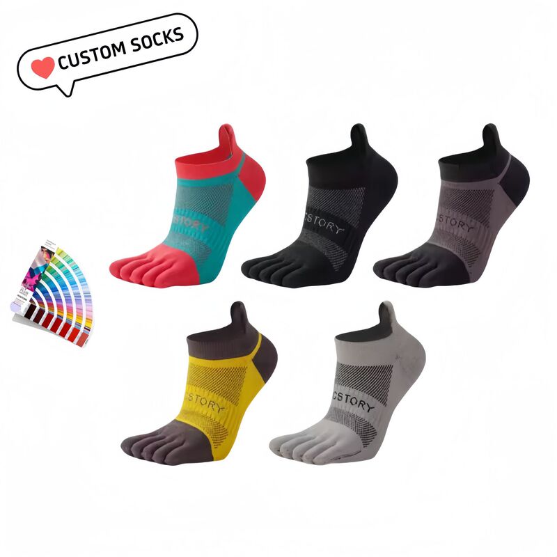 Wholesale Men's Quick-Drying Waterproof Running Short Five-Toe Socks Wholesale Men's Quick-Drying Waterproof Running Short Five-Toe Socks