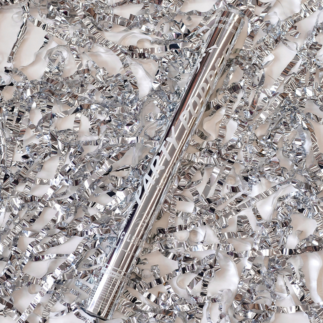 Cañón de regalo de mano especial para la boda torcida mano cinta de color casada rociador de flores cañón de color pétalos de boda regalos de lluvia