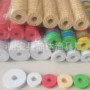 圆形木纹彩色红色绕线轴
