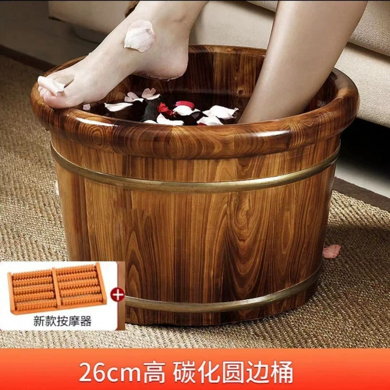 Кедровое ведро для ванны для ног, производитель, прямые продажи, деревянная ванна для ног, бытовое ведро высокой глубины, ведро для ванны для ног, изолированное ведро, раковина для ванны для ног из цельного дерева