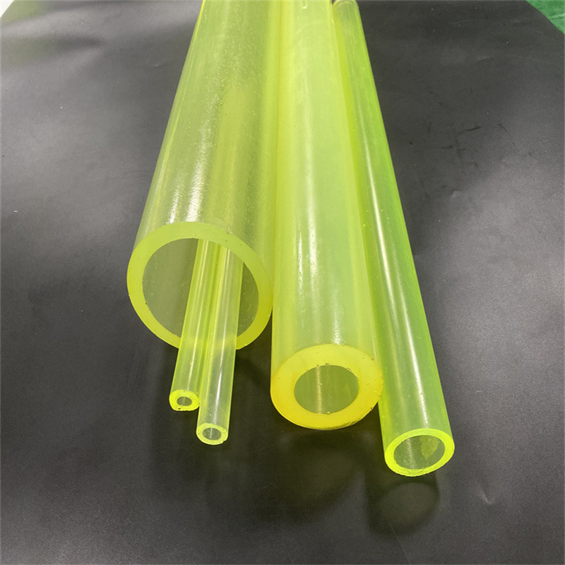 PU聚氨酯管 耐磨沉头孔压块 牛筋垫圈柱管板优力胶阻尼块缓冲垫片
