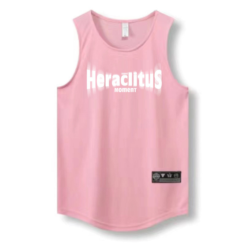 Heraclitus pink american vest-white label