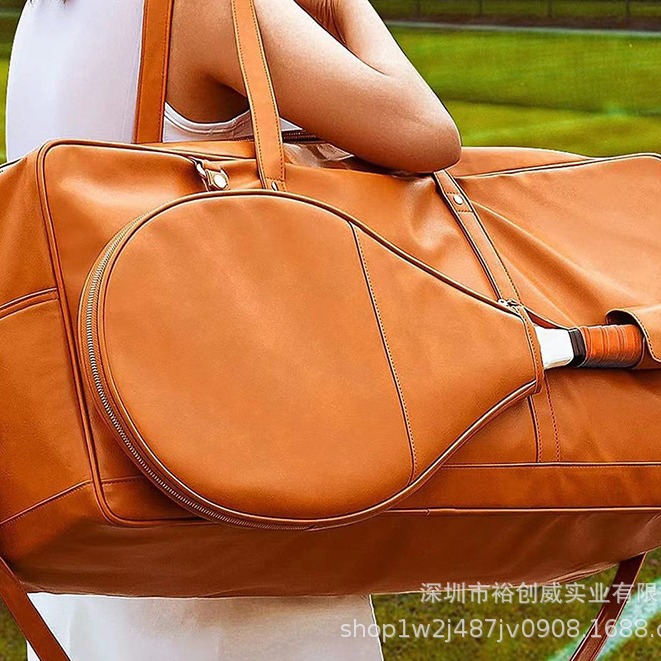 Nueva Bolsa de Raqueta de Tenis, Bolsa Deportiva de Piel Sintética, Bolsa de Transporte para Deportes de Club, Bolsa de Deporte al Aire Libre, Equipo Deportivo de Fábrica