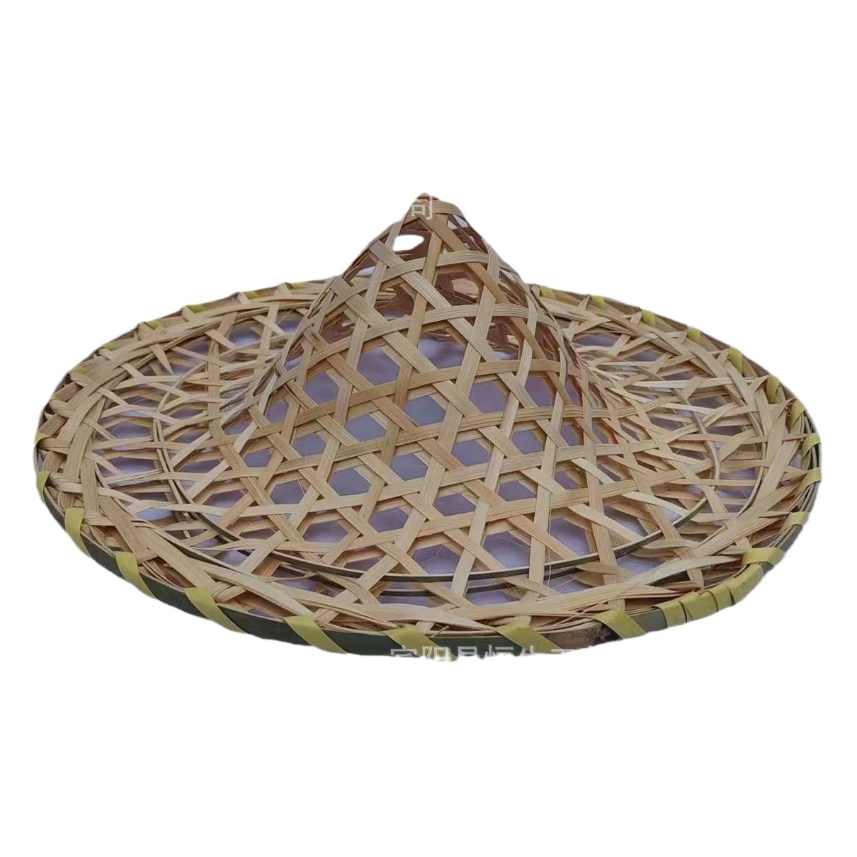 Fishing Dream Fishing Yang Dance Hat Props Bamboo Hat Stage Performance Travel Fishing Retro Lampshade Decoration Hollow