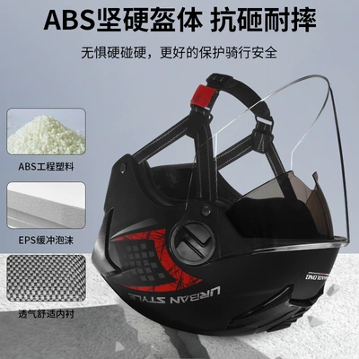 All-Season Cycling Half Helmet Safety — Motosiklet kaskı (dəbilqə)