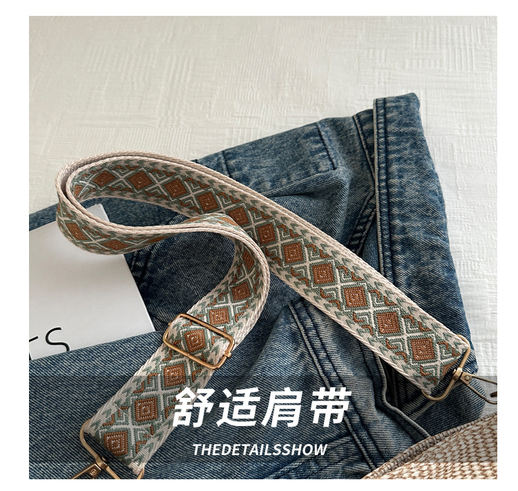 Title 9, Borsa a tracolla in velluto a coste dal design ...