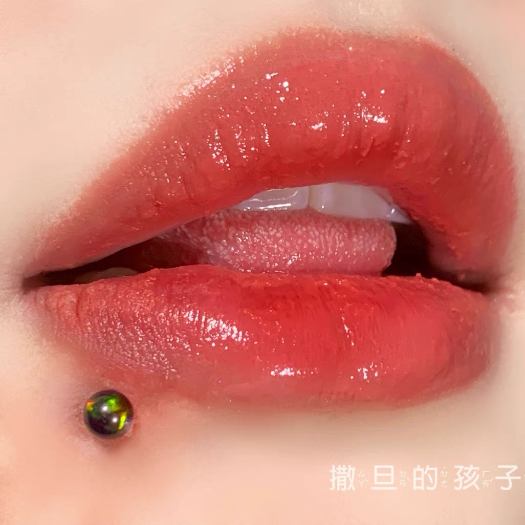 Satan's Child Aurora Opal 316L Surgical Steel Tongue Barbell Lip Ring - 12mm Bar Length 1.2mm Thick detail image 7