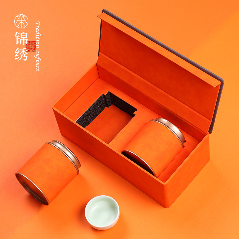 茶叶礼盒空盒二两半斤装茶叶盒铁观音红茶绿茶通用茶叶包装批发