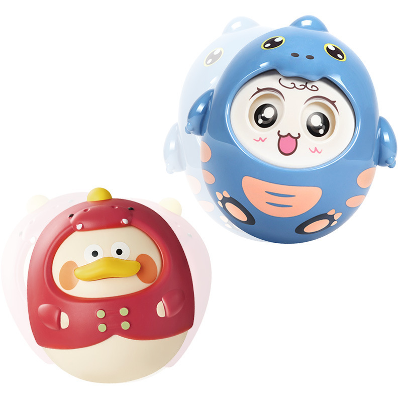Hot sale baby dumbbell juguetes 0 - 1 años de edad bebé campana incorporada muñeca asiente campana tranquilizadora agarre juguetes