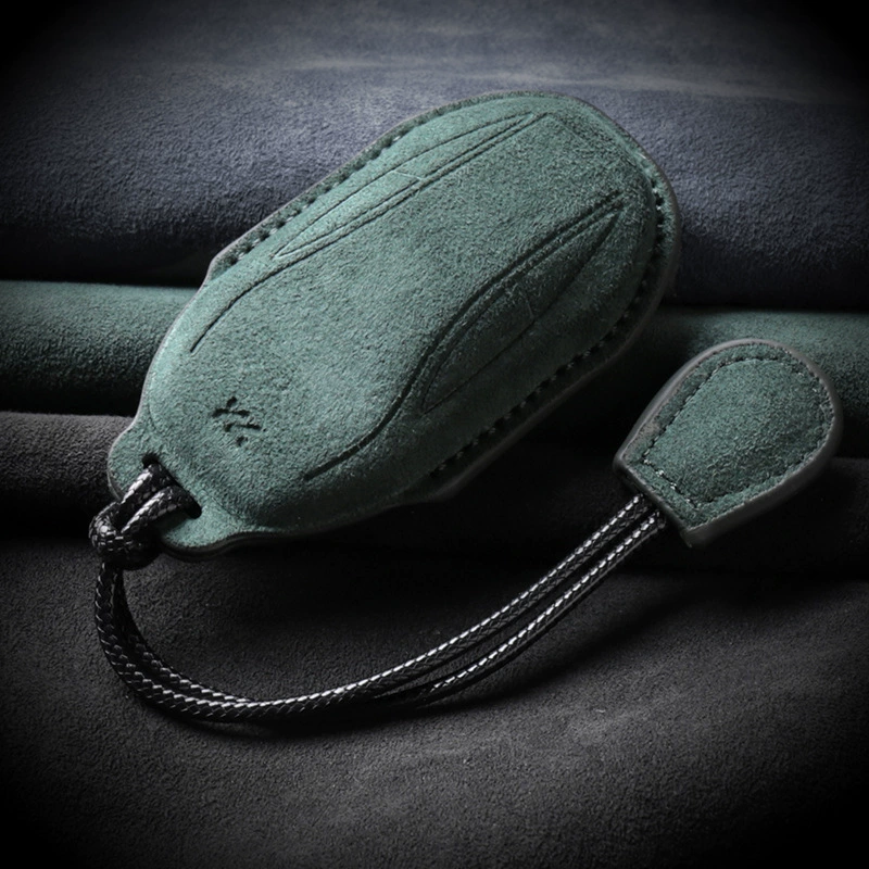 Подходит для Zhiji LS7 модификации чехла для ключей L7 замшевая автомобильная сумка для ключей с пряжкой Pro высококачественные аксессуары с полным покрытием для мужчин