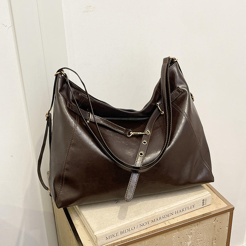 Meilad multifuncional mochila de hombro de mujer otoño / invierno 2024 retro mochila de hombro de gran capacidad bolsa de mano