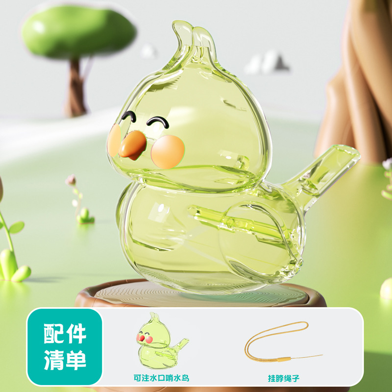 爆款小鸟口哨儿童透明水鸟儿童玩具口肌发音训练加水哨子玩具