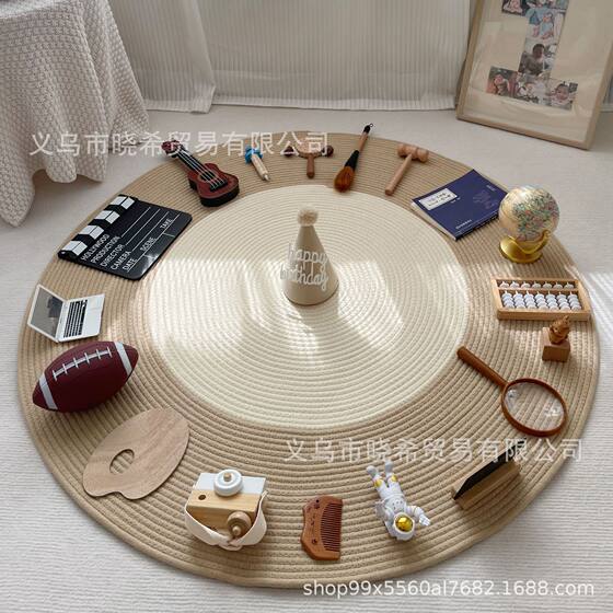 Ins Style Retro Grab Week Props suit Boy Girl Baby One Year Old Gift Birthday Layout Carpet
