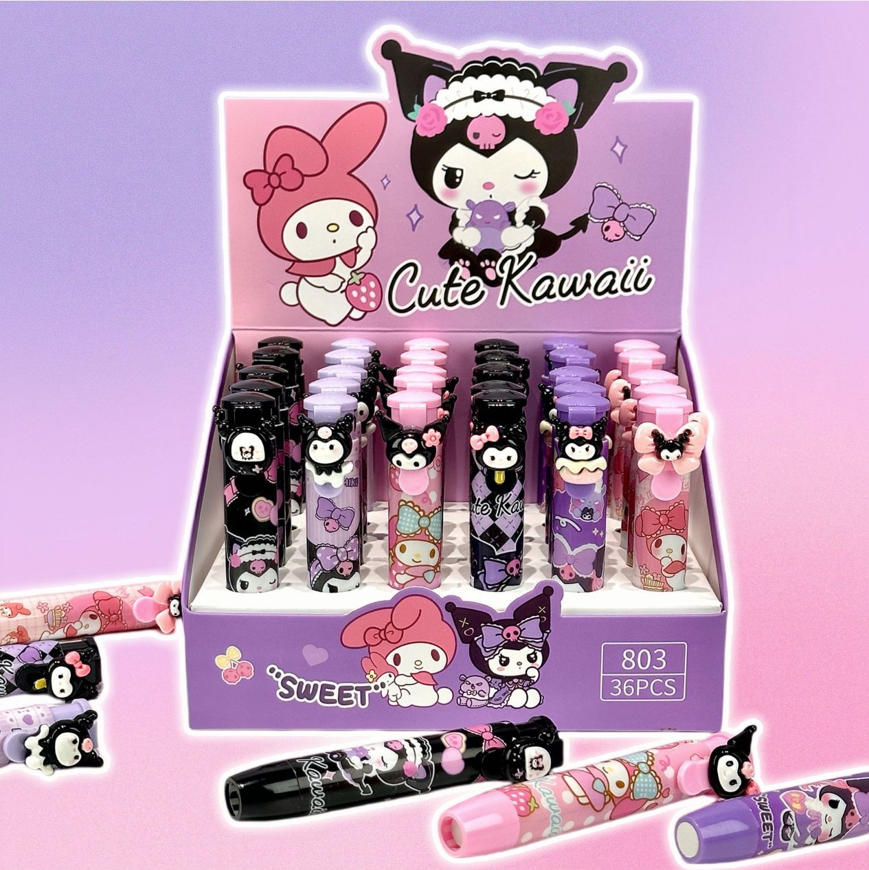 Nuevos productos Cool Cool Mi pulsar borradores lindos dibujos animados 4B recarga de lápiz de goma de alto valor de papelería para estudiantes