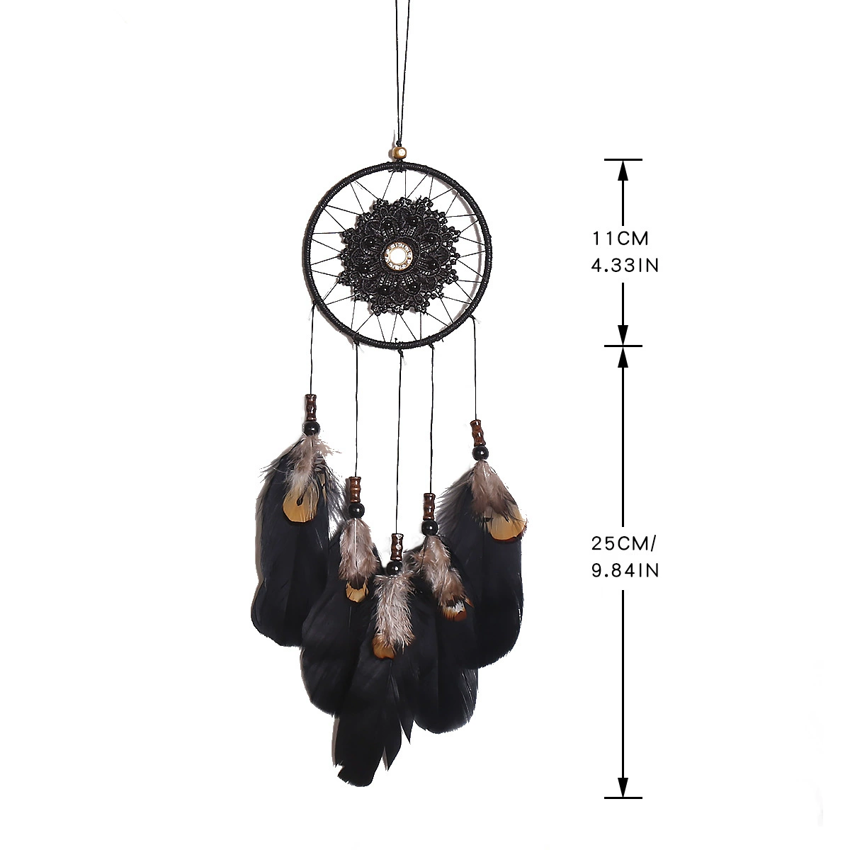 Ms6013 ins 6013 INS Goose Flower D drifting dream catcher дом перо подвесной творческий ремесло ловушка сновидений
